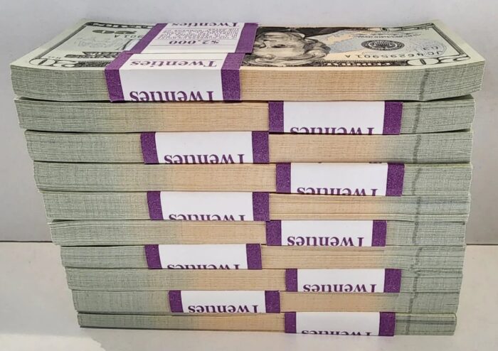 2 Stacks of Fake $20 Bills - Image 6